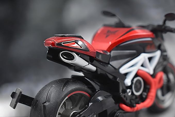 KIDSZONE Die Cast Toy Motorcycle