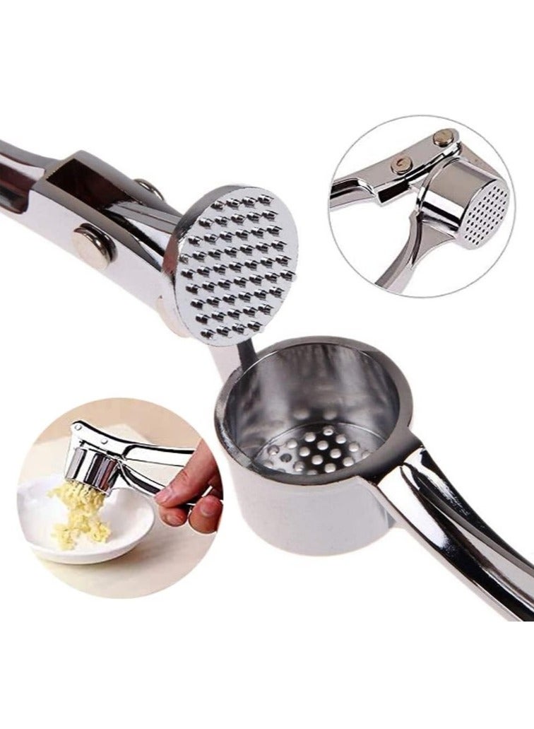 Manual Garlic Press Crusher Stainless Steel
