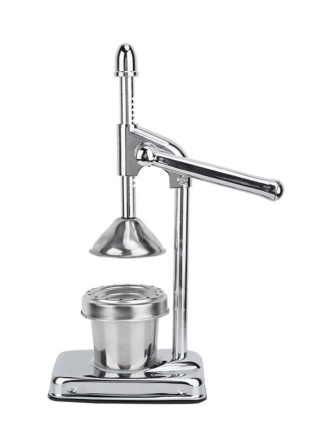 Manual Hand Press Juicer Silver