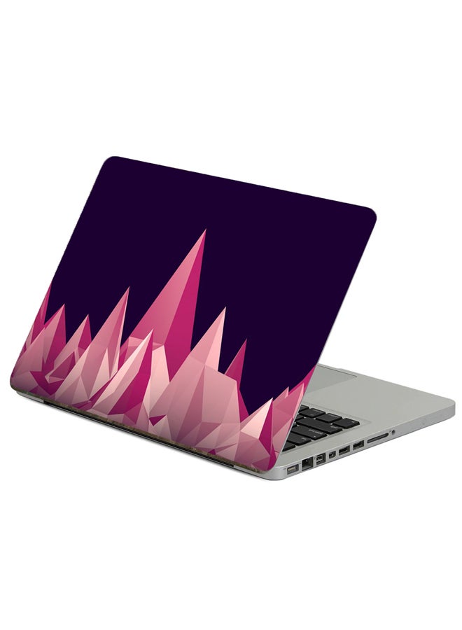 Graphics Low Poly Printed Laptop Sticker Multicolour