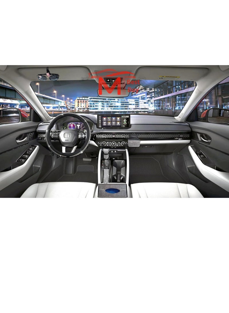 طقم إكسسوارات سيارة لامعة للنساء