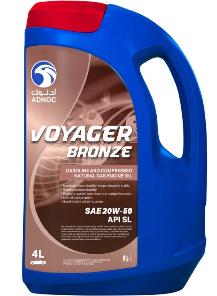 ADNOC VOYAGER BRONZE SAE 20W-50 - 4L