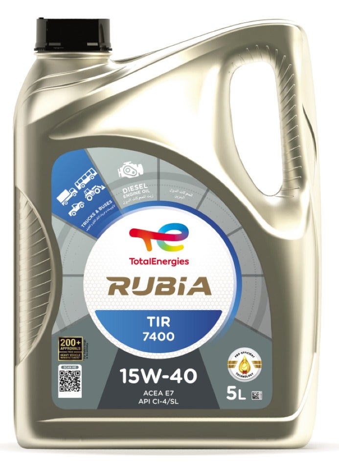 TotalEnergies RUBIA TIR 7400 15W-40 5L