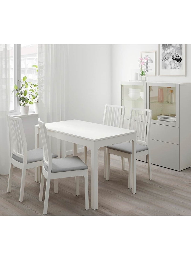 White dining room set