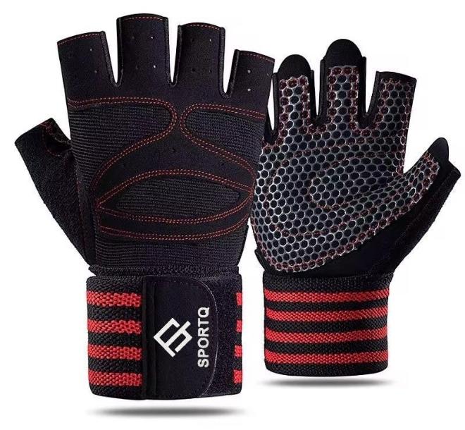 Weightlifting Gloves with Wrist Wraps